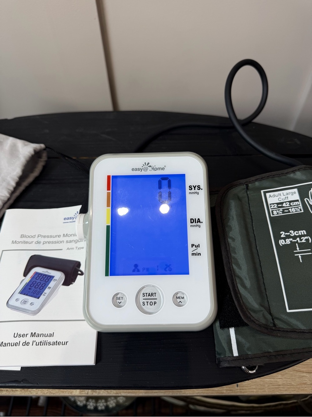 easy@Home Blood Pressure Monitor for Home Use EBP-095 White